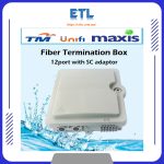 FTB Fiber termination box wall mounted 12core