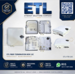 IP55 12-Core Fiber Termination Box (FTB) Wall Mount – Indoor/Outdoor