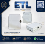 IP55 24-Core - 48-Core Fiber Termination Box (FTB) Wall Mount – Indoor/Outdoor (GREY COLOR) - Image 2