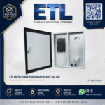 24–48 core indoor metal fiber distribution box front view