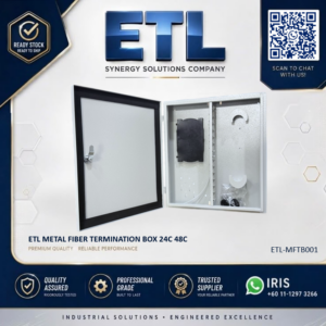 24–48 core indoor metal fiber distribution box front view