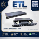 1U 19-Inch Fiber Patch Panel – 12 Port - Image 3