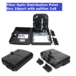 Fiber Distribution Point [FDP] Fiber Terminal Box Cores With 1x8 splitter