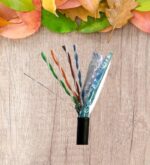 4P Cat 6 Shielded F/UTP 24AWG PE Outdoor Network Cable