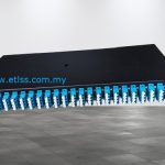 Fiber Panel Integrated splicing and termination unit -96 core -LC/APC-Bundle cable-1U * 442 * 265-NC purple black-sheet metal -21 installation-FIU2117-CP