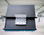 96 Fibers, 48core LC Quad  1U High 19' Fiber Patch Panel - Image 2