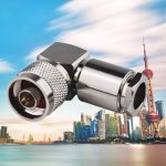 TNC RG8 Male Connector L Type Right Angle Clamp