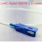SC/UPC Fiber Optic Pigtail OS2 Singlemode 900um Tight Buffer (1.5m Ready Stock)