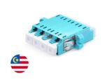96 Fibers, 48core LC Quad  1U High 19' Fiber Patch Panel - Image 3