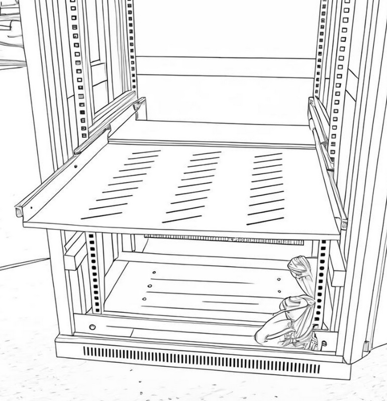 42U TM rack 03 white