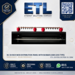 16 way MCB capacity in 3U rack mount distribution panel