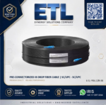 Pre-Connectorized IB Drop Fiber Cable – 1 Core Single Mode - Image 2