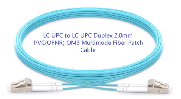 LC-LC Fiber Optic OM3 Patch cord – ETL