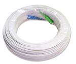 Pre-connectorise white Drop cable fiber patch cord SC LC FC LSH E2000 - Image 2