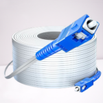 Pre-connectorise white Drop cable fiber patch cord SC LC FC LSH E2000