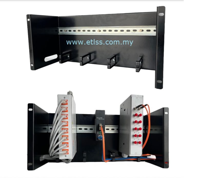 Rack mounted din rail for module – ETL