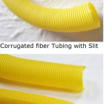 yellow Conduit 55mm fiber runner raceway use
