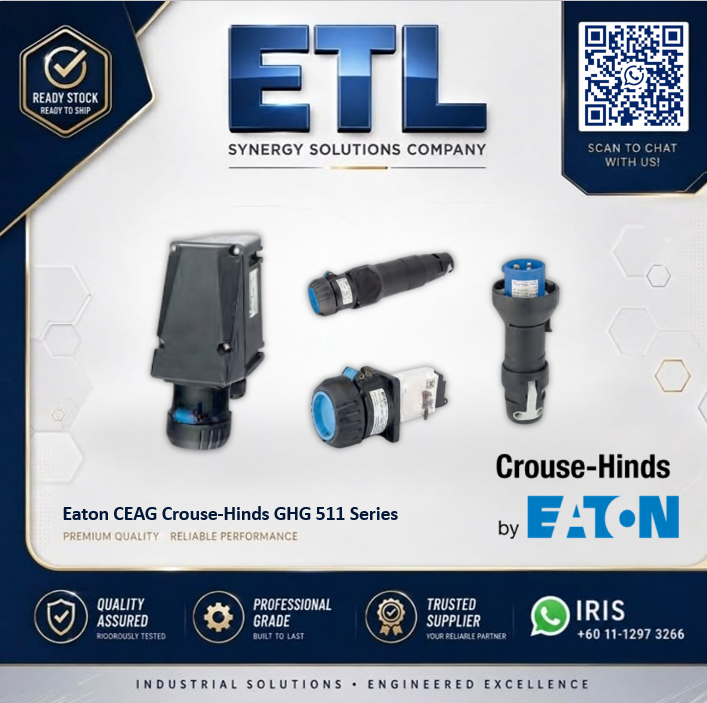 CAEG Eaton's Crouse-Hinds / CEAG GHG511 Explosion-Protected 16A Industrial Plug, Socket & Coupler – Zone 1, 2, 21, 22 - Image 1