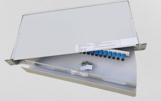 [1U] 19" / 21" Fiber Swing Patch Panel - 24 Port SC/LC/E2000 "Pizza ...
