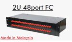 48core 2U ODF rack splicing fiber panel drawer with Spring Panel Fasteners