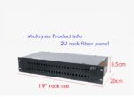 48core 2U ODF rack splicing fiber panel drawer with Spring Panel Fasteners - Image 2