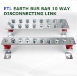 BUSBAR EARTH BAR 10-20way lightning protection bar with disconnect link - Image 2