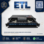 19-Inch Rack Mount Sliding Fiber Optic Patch Panel – FC, SC, LC & ST - Image 12