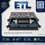 48 fiber rack mount fiber optic patch panel