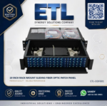 19-Inch Rack Mount Sliding Fiber Optic Patch Panel – FC, SC, LC & ST - Image 16