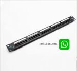 Cat3 Telephone Port RJ11 Voice Patch Panel1U Black 25/50 port - Image 2
