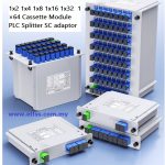 Fiber Optic PLC Splitter 1x32 Cassette Module Frame