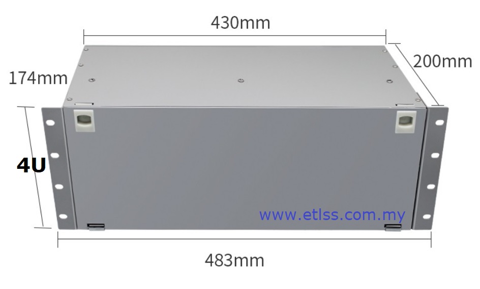 4U rack frame spliiter box 01