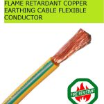Fire resistance Electric earthing Cable,600V/1000V,ZA-RVV, ,Yellow/Green Copper Single-core