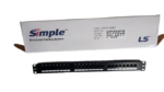 LS CAT6 Unshielded Patch Panel (LS-PP-UC6-24P-WM-EC)