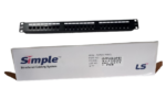 LS CAT6 Unshielded Patch Panel (LS-PP-UC6-24P-WM-EC) - Image 3