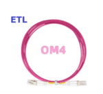 LC to SC Duplex Om4 Multi mode (OFNR) 2.0mm Fiber Optic Patch Cable
