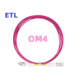 LC to SC Duplex Om4 Multi mode (OFNR) 2.0mm Fiber Optic Patch Cable
