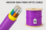 OM4 indoor fiber cable 6-12 Core GJFJH Multi mode Fiber Optic Cable