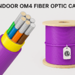 OM4 indoor fiber cable 6-12 Core GJFJH Multi mode Fiber Optic Cable