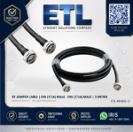 7/16 DIN Male to 7/16 DIN Male RF Jumper Cable