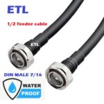 7/16 DIN Feeder Cable Male RF Plug (1/2'') SUPER FLEXIBLE - Image 3