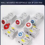 INTERLOCKED SWITCH WALL SOCKET IP44 16A 32A 3pin 4pin 5pin