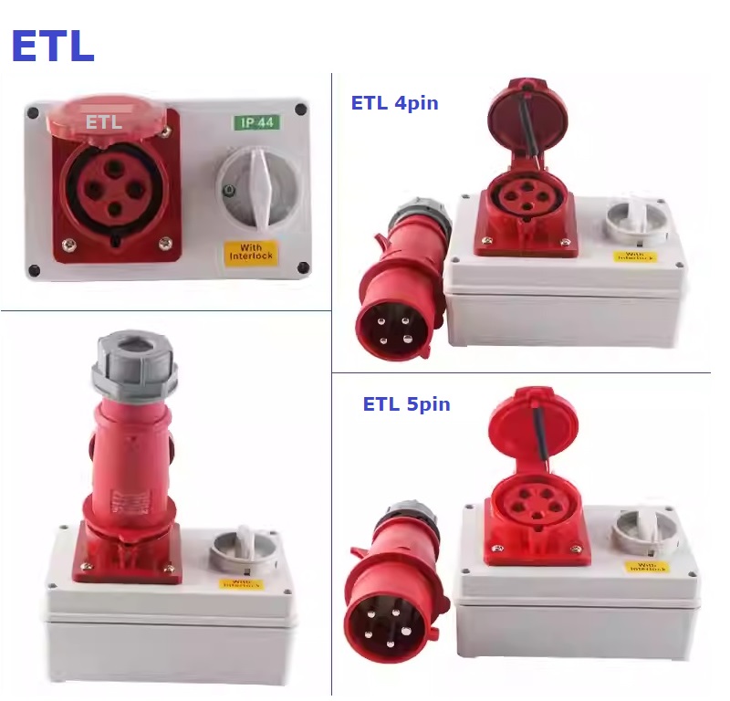 WALL MOUNTED RECEPTACLE 32A 3P IP44 02