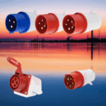 XGH Industrial Commando Plug Connector 3 Pin 16A 32A IP44 Industrial Plug