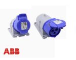 ABB Industrial Commando Plug Connector 3 Pin 32A IP44 Industrial Plug #216-P6 #216RS6 #232BP6 - Image 2