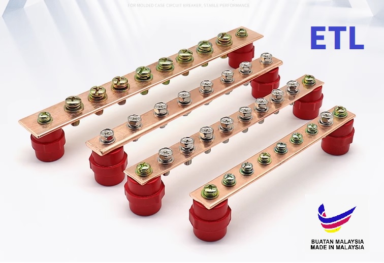 Server Rackbus Bar BUSBAR EARTH BAR 8-10 way lightning protection server rack use – ETL