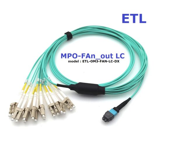 Famn Ogt MPO/MPT Fan out Multimode (OM3) LC-Duplex 8C to 12C – ETL