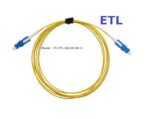 LC to SN Duplex Single mode (OFNR) 2.0mm Fiber Optic Patch Cable - Image 2