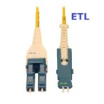 LC to SN Duplex Single mode (OFNR) 2.0mm Fiber Optic Patch Cable - Image 4