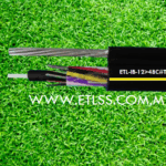 IB Aerial Fiber Optic Cable 12-48core loose tube Singlemode Pole Use